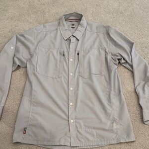 Simms G4 Light Gray Outdoor Shirt